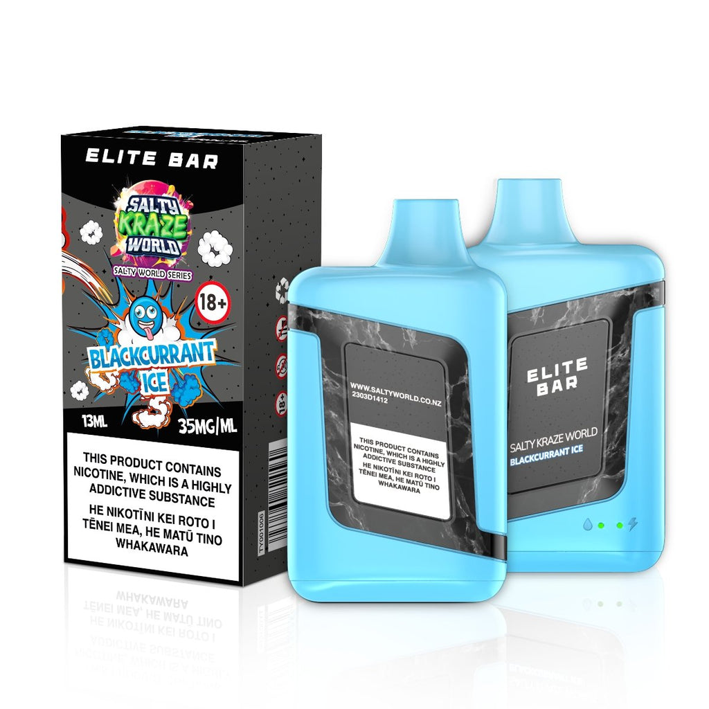 Elite Bar Blackcurrant Ice Disposable Vape | Crown Vape NZ