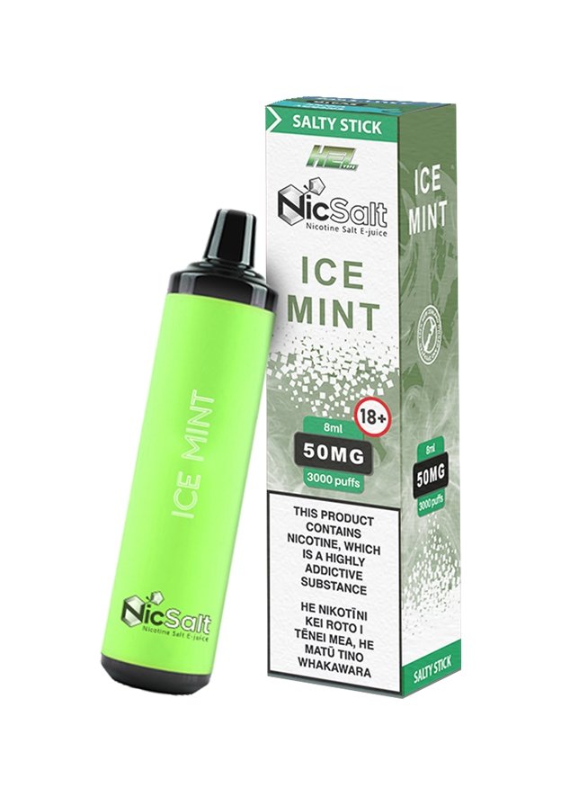 Salty Stick Ice Mint Disposable Vape | Crown Vape NZ