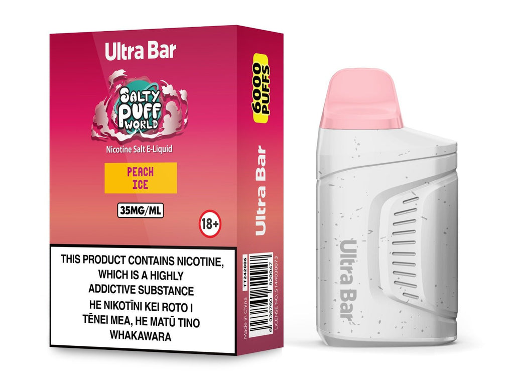 Ultra Bar Peach Ice Disposable Vape | Crown Vape NZ