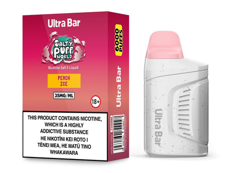 Ultra Bar Peach Ice Disposable Vape | Crown Vape NZ