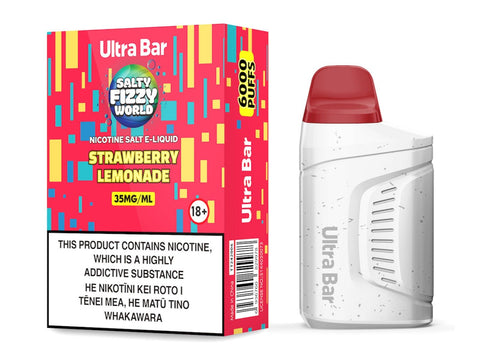 Ultra Bar Strawberry Lemonade Disposable Vape | Crown Vape NZ